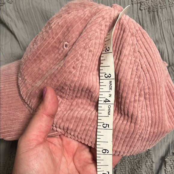 Old Navy Pink Corduroy Cap - Picture 6 of 7